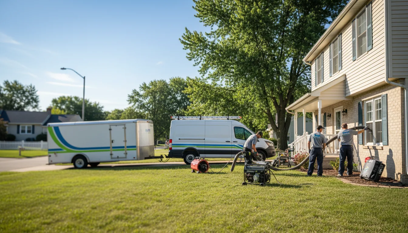 Flooded Basement Restoration And Cleanup With Repair in Princeville, IL near me
